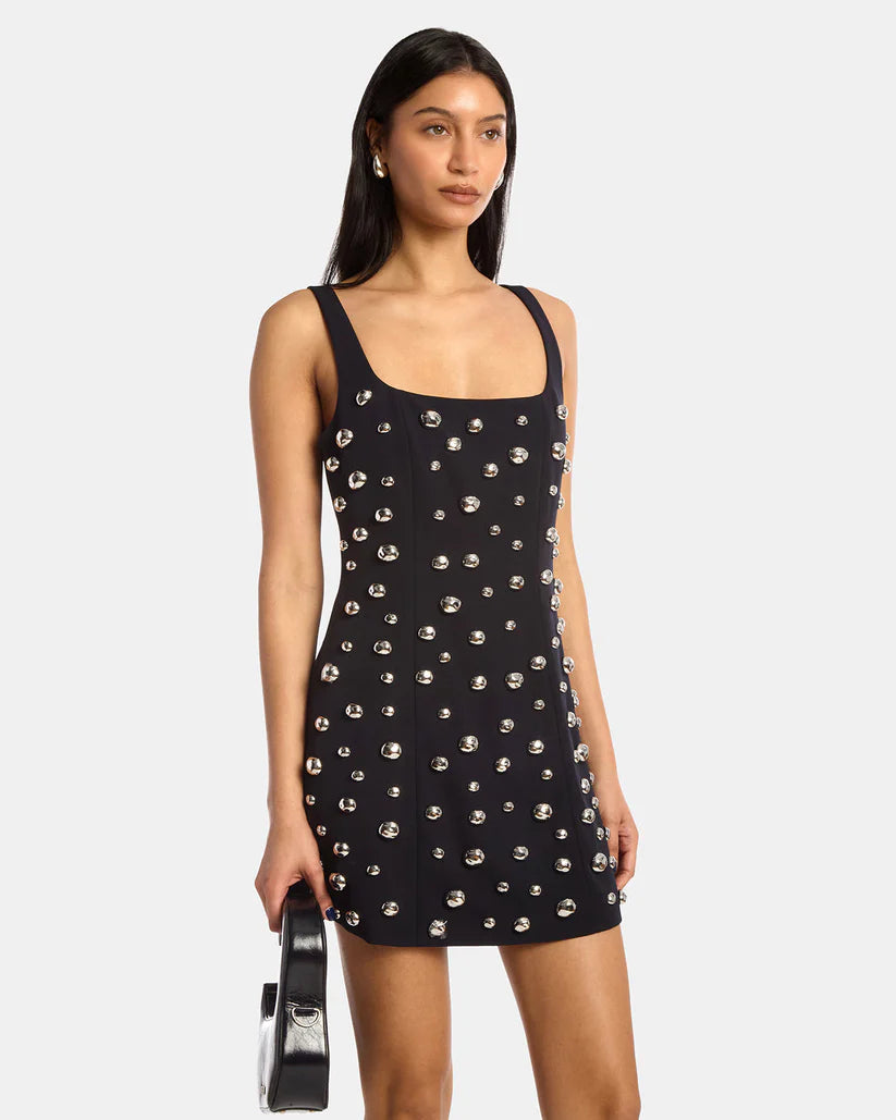 Chrome Embellished Dress